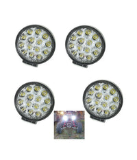 4x 42w Led Luce Faro Lampada Da Lavoro Faretto Auto Barca Camion Klw Suv 12v 24v         