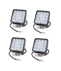 4x 48w Led Luce Faro Lampada Da Lavoro Faretto Auto Barca Camion Klw Suv 12v 24v         