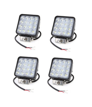 4x 48w Led Luce Faro Lampada Da Lavoro Faretto Auto Barca Camion Klw Suv 12v 24v         
