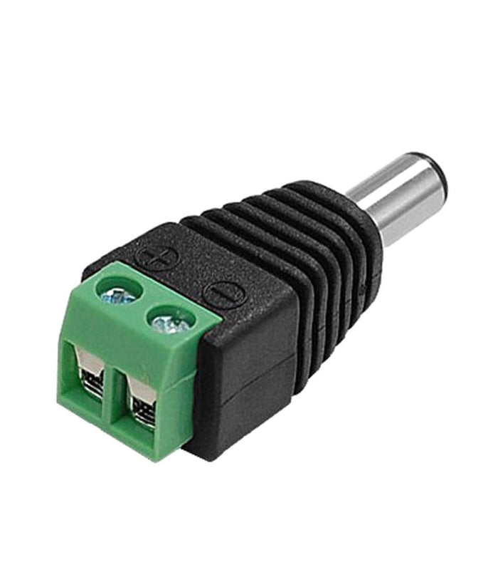 4x Connettori Adattatori 12v Balun Bnc Jack Rca Per Dvr Sorveglianza Telecamere         