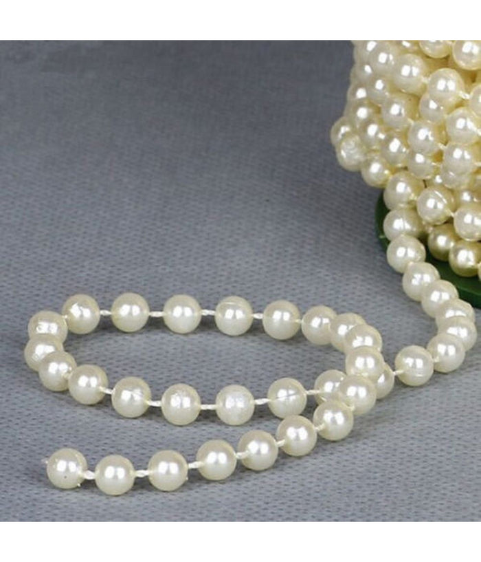 4x Rotolo Perle Accessori Bomboniera Regalo Decorazioni Bigiotteria Perline         