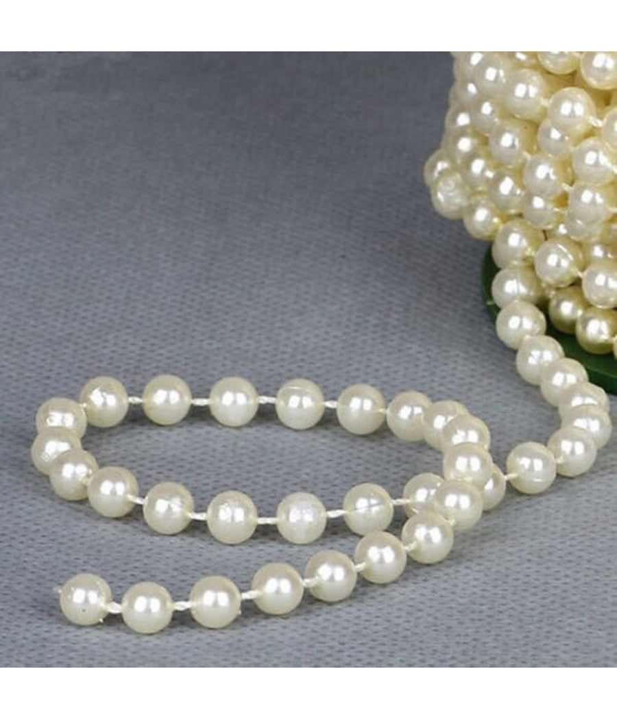 4x Rotolo Perle Accessori Bomboniera Regalo Decorazioni Bigiotteria Perline         