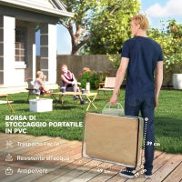 Tenda a Vela Parasole Rettangolare 4 x 6m, Tenda da Sole Protezione Raggi UV in HDPE 185g/㎡, Giallo