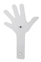 Appendiabiti Da Muro Finger Bianco Cm 26X40