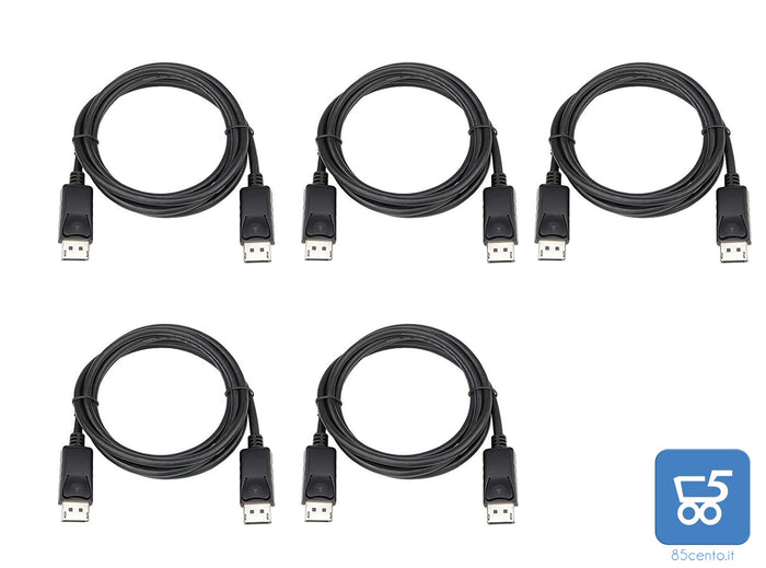 5 CavI DisplayPort 4k 8K Ultra HD Audio Dolby Maschio Maschio 1,5 metri DP Bulk Rivendita