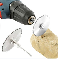 5 DISCHI  TAGLIO DIAMANTATI HSS DENTATI PER MINI TRAPANO DREMEL 2000RPM 47362