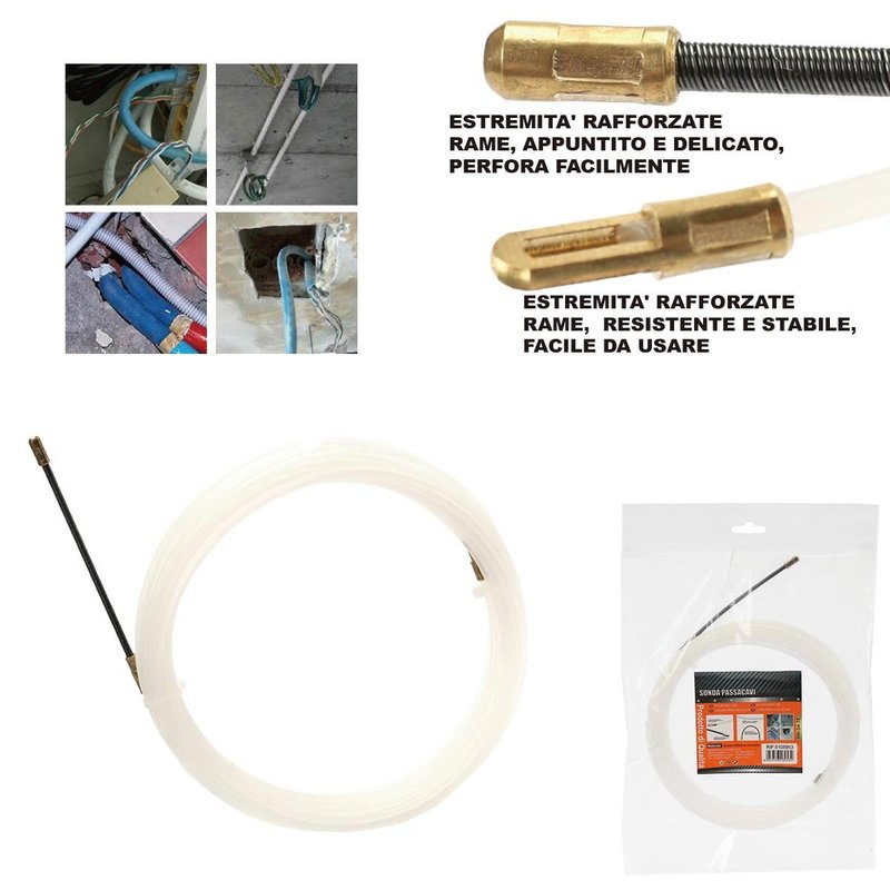 5 Metri Sonda Passacavi Diametro 3mm