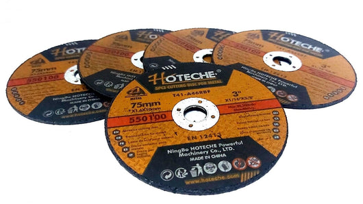 5 PEZZI DISCO ABRASIVO DA TAGLIO FERRO 75MM 1.6x10MM ULTRA SOTTILE Art. 550100