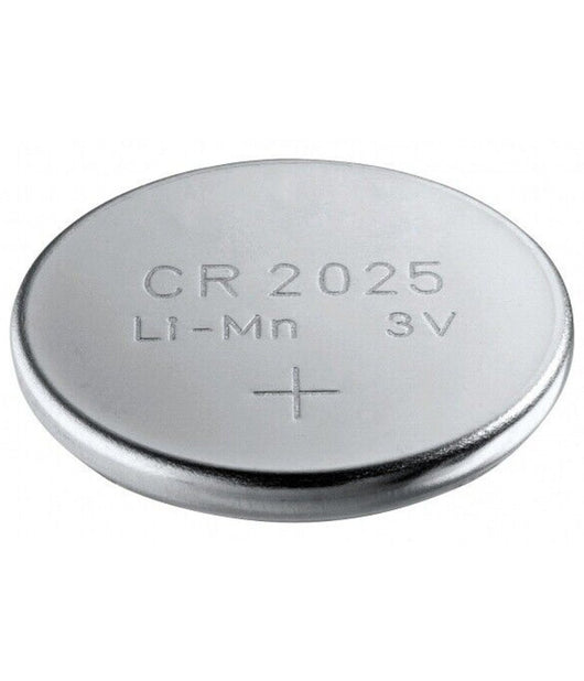 5 Batterie A Litio Pile Cr2025 3v 150mah A Bottone Per Orologi Telecomandi Maxtech         