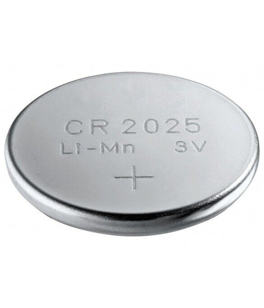 5 Batterie A Litio Pile Cr2025 3v 150mah A Bottone Per Orologi Telecomandi Maxtech         