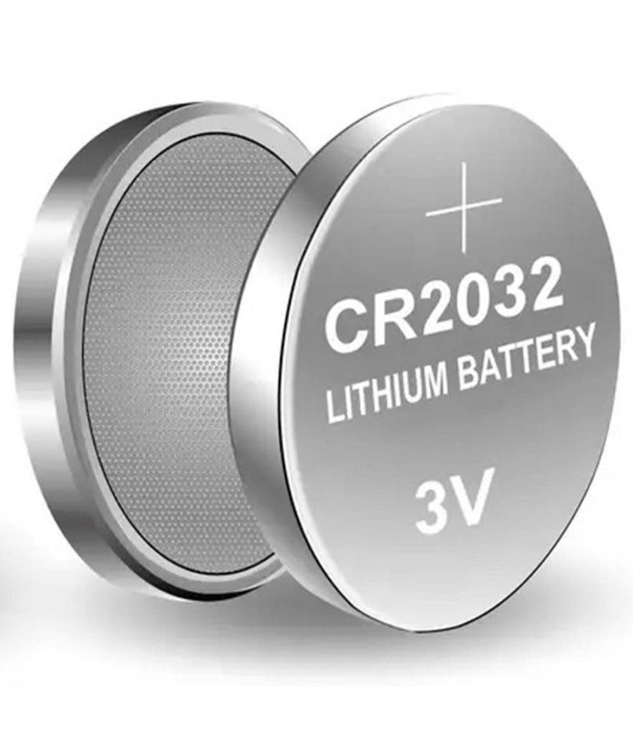 5 Batterie Al Litio 3v 150mah Bottone Cr2032 Pile Maxtech Per Orologi Telecomand         