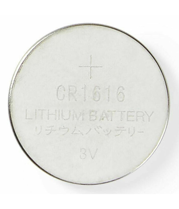 5 Batterie Cr1616 3v Pile A Bottone Per Orologi Telecomandi Apparecchi Maxtech         