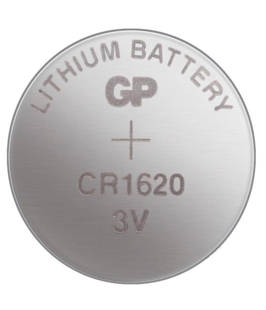 5 Batterie Pile A Bottone Cr1620 3v Per Orologi Telecomandi Apparecchi Maxtech         