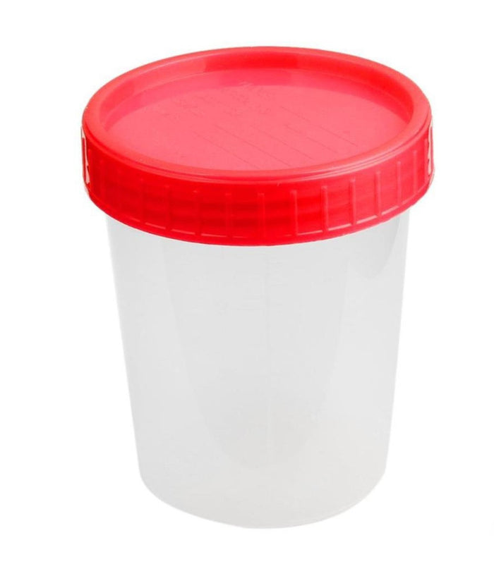 5 Contenitore Per Analisi Delle Urine Sterile 120 Ml Con Tappo Vite Urinocoltura         