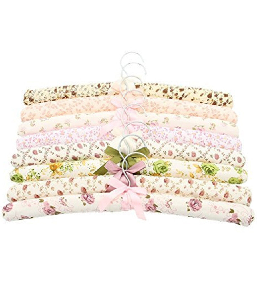 5 Gruccia Grucce Spugna Tessuto Appendiabiti Appendi Abiti Vestiti Camicie         