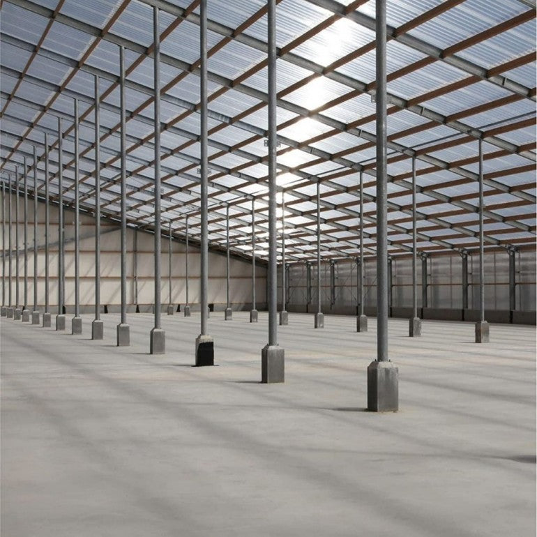 5 Lastre di Policarbonato Corrugato "SuperDur" GRECA 76/18 mm CLEAR 1060X1000mm con protezione UV