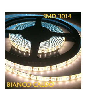 5 Metri Strip Striscia 300 Led 3014 Smd Per Esterno Ip65 12 V Dc Caldo Freddo         