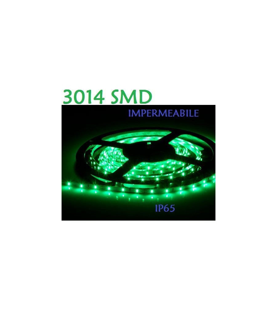 5 Metri Strip Striscia 300 Led 3014 Smd Per Esterno Ip65 12 V Dc Caldo Freddo         