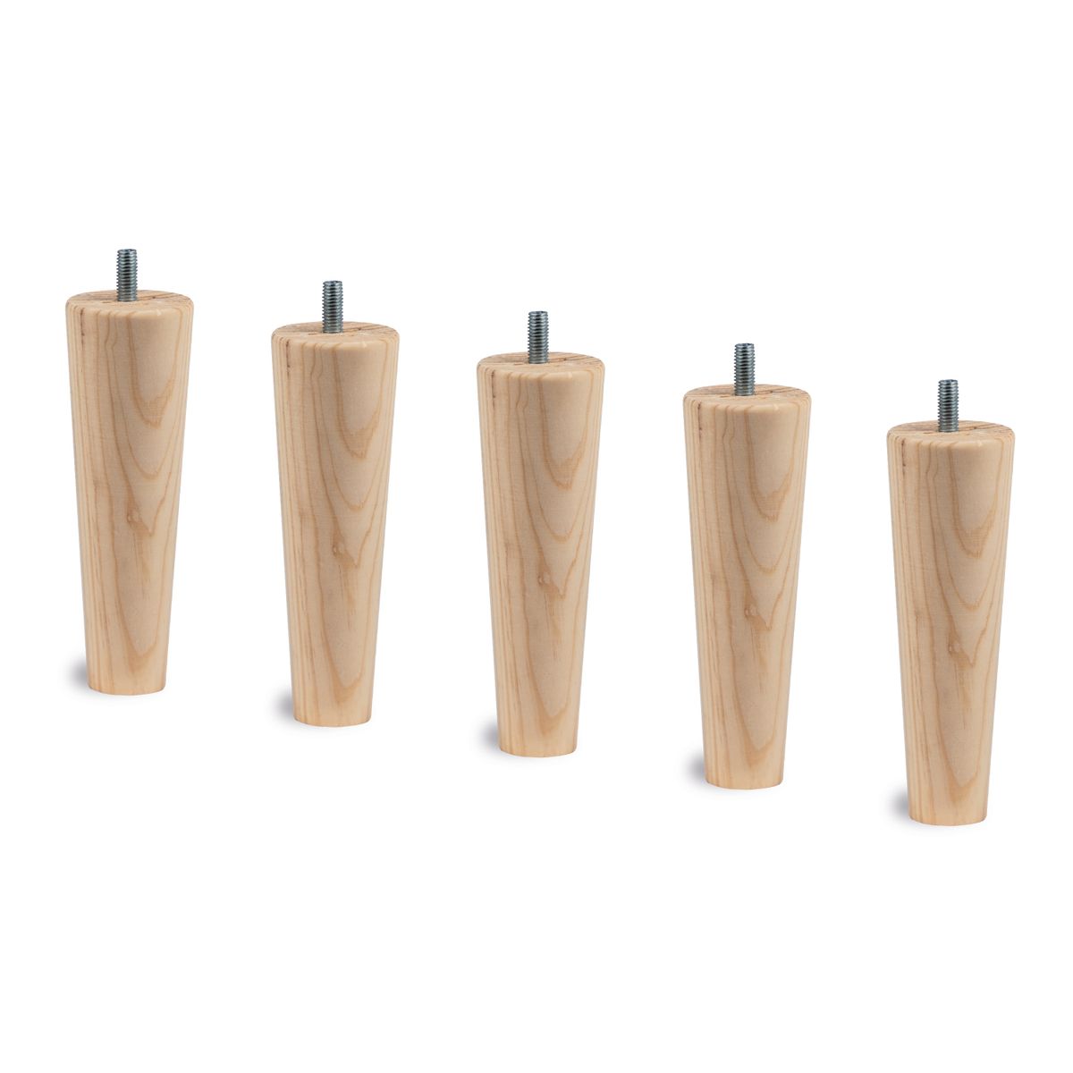 Letto 135x190 cm con testata imbottita - tessuto bouclé