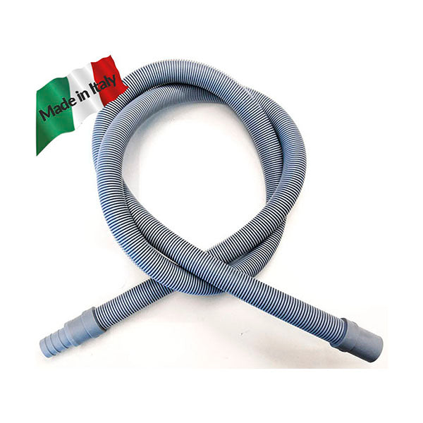 5 pz.PROLUNGA Tubo scarico lavatrice lavastoviglie 19  cm 250 m 2,5 flessibile in PP COPO c/giunto