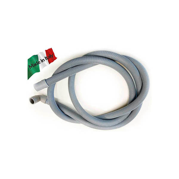 5 pz.Tubo scarico 90 PIPA lavatrice lavastoviglie 19 22 cm 150 m 1,5 flessibile in PP COPO c/pipa