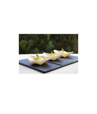 5 Pz Eco Coppette Barchette Grandi Finger Food Legno Di Pino - Ciotole Buffet         