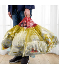 5 Rotoli Sacchetti Buste Spazzatura Profumati 45lt 50x60 Con Manici Giallo 100pz         