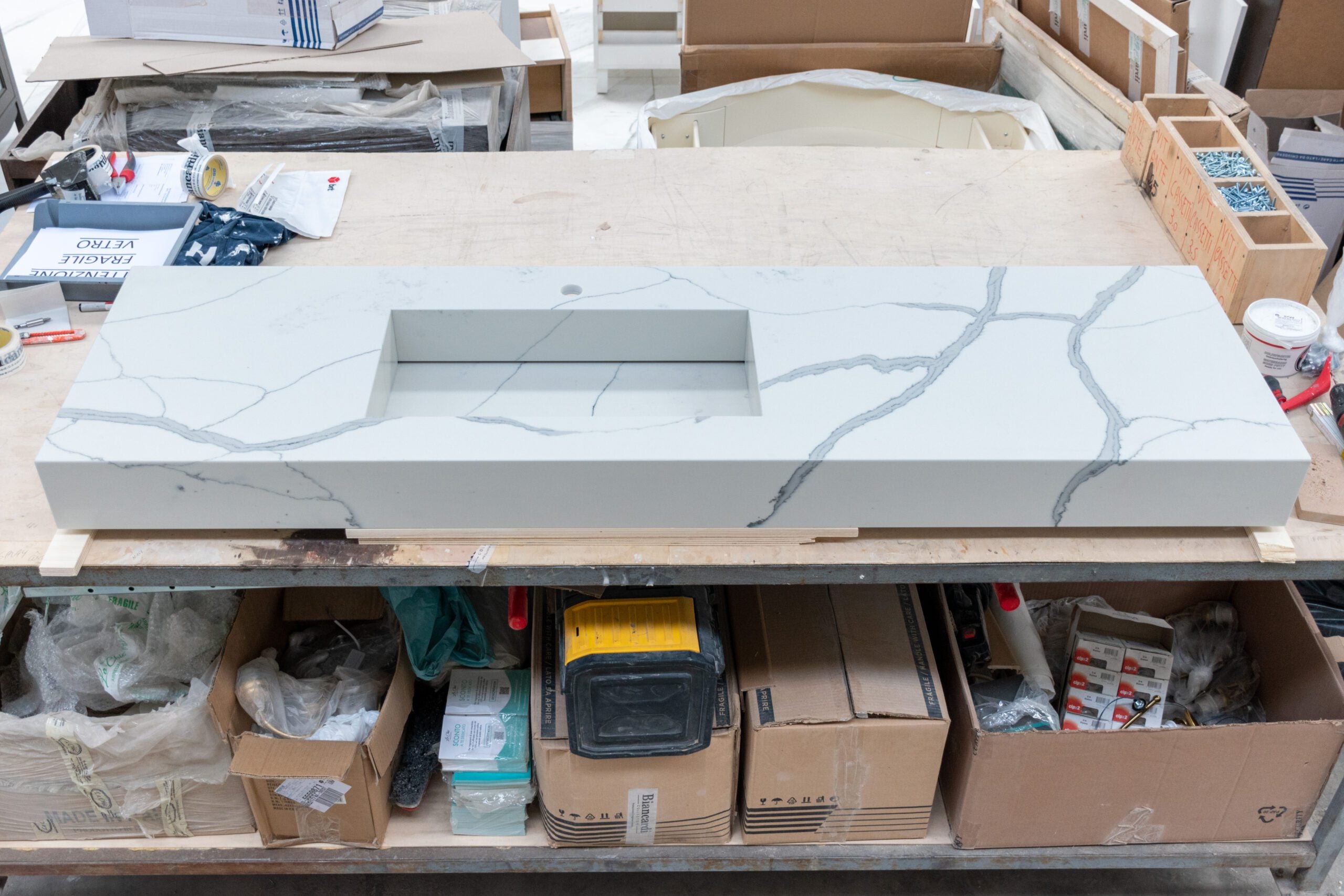 Mobile bagno luxury moderno sospeso - 160 cm