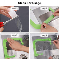 50 Filtro Sacchetto a Rete per lavello Lavandino Angolare Per Rifiuti Da Cucina