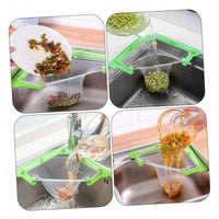 50 Filtro Sacchetto a Rete per lavello Lavandino Angolare Per Rifiuti Da Cucina