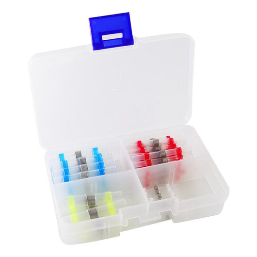 50 Pezzi CONNETTORI TERMORETRAIBILI GUAINE SALDANTI STAGNO TERMORESTINGEN W12096