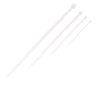 50 Pezzi Fascette Stringicavo Bianco 4,5 X 200MM