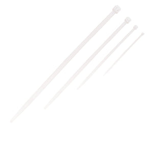 50 Pezzi Fascette Stringicavo Bianco 4,5 X 200MM