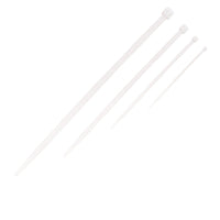 50 Pezzi Fascette Stringicavo Bianco 4,5 X 200MM