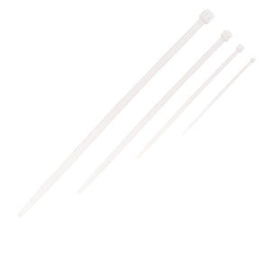 50 Pezzi Fascette Stringicavo Bianco 4,5 X 200MM