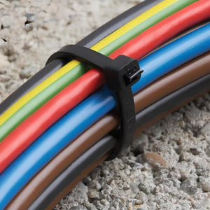 50 Pezzi Fascette Stringicavo Bianco 4,5 X 200MM