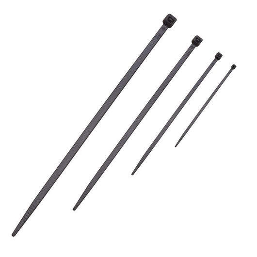 50 Pezzi Fascette Stringicavo Nero 4,5 X 200 MM