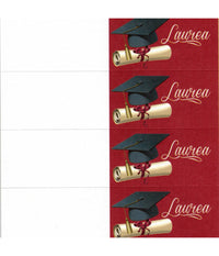 50 Bigliettini Per Bomboniera Laurea Pergamena Non Personalizzati Pretagliati         