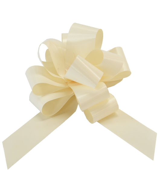 50 Coccarde Autotiranti Wedding Matrimonio Nozze Auto Casa Sposi Fiocco Colore  Bianco       