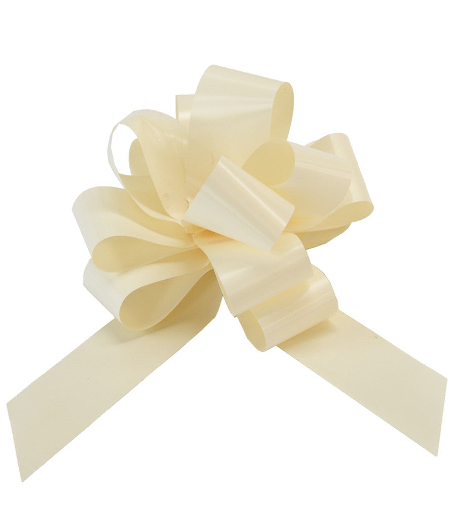 50 Coccarde Autotiranti Wedding Matrimonio Nozze Auto Casa Sposi Fiocco Colore  Bianco       