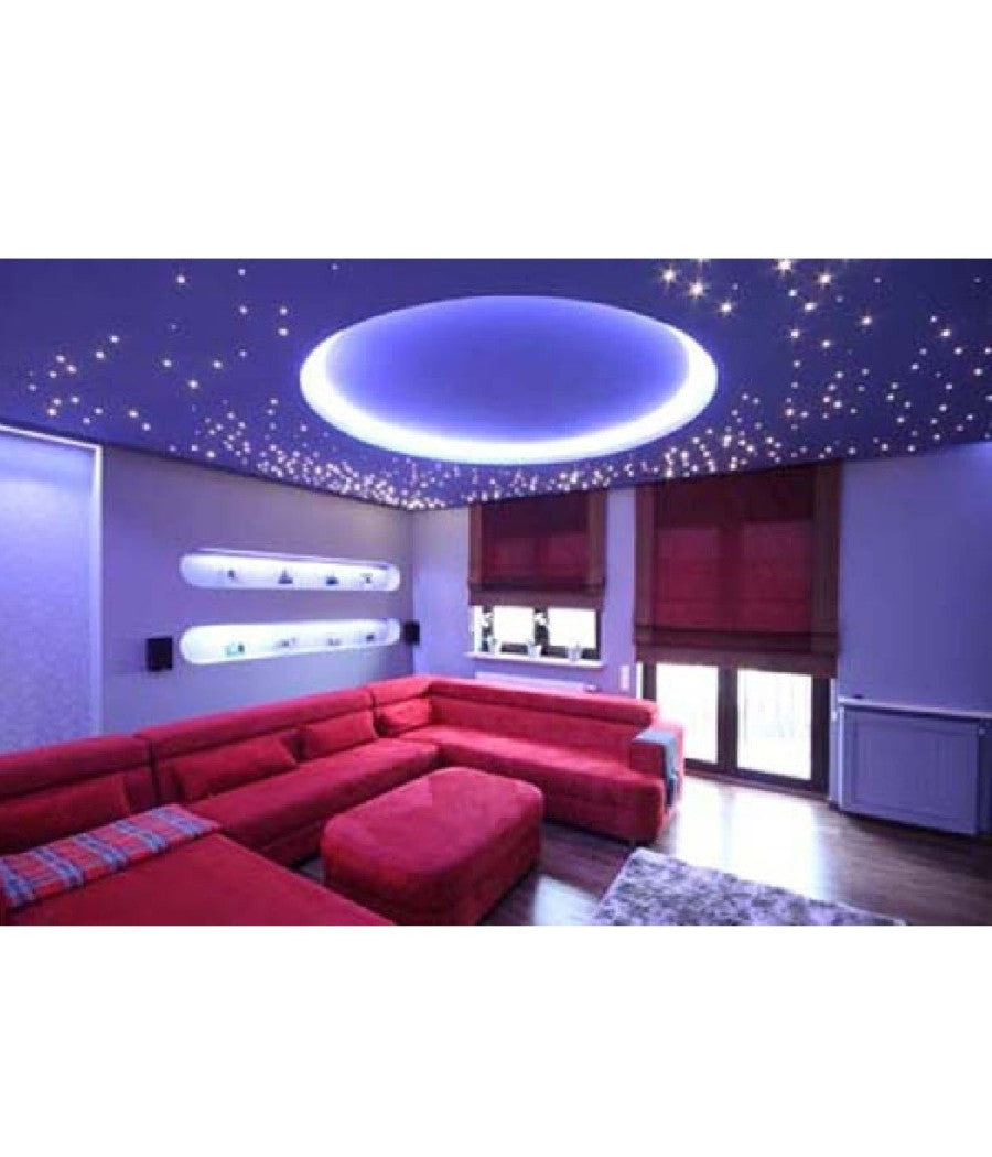 50 Led Cielo Stellato Faretti Incasso Luce Bianca Fredda Kit Punti Luce 12v Ip68         