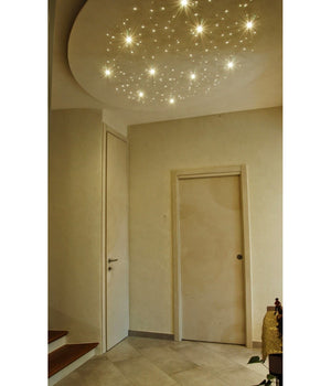 50 Led Cielo Stellato Incasso Luce Bianca O Blu Fredda Kit Punti Luce 5/12v         