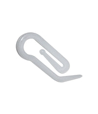 60 Pezzi Ganci In Plastica Bianco A Proboscide Papera 25mm Per Tende Tenda         