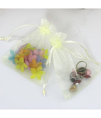50 Veli Sacchetti Organza Tulle Per Confetti Regalo Bomboniera         