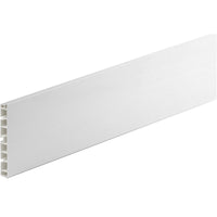 zoccolo per cucina in pvc h100 colore alluminio mt 3 cod:ferx.500007