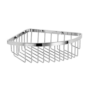 Lineabeta - Cestino portaoggetti doccia angolare Filo L.19 cm in acciaio lucido
