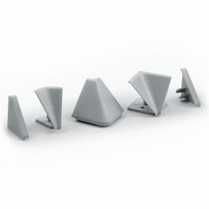 kit per alzatina triangolare colore bianco cod:ferx.500020