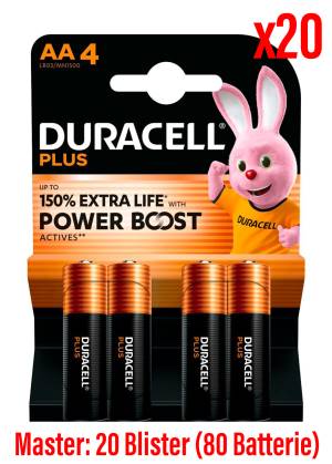 Duracell batterie stilo aa plus power boost mn1500 1cnf/4pz - LR20/MN1500/P