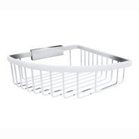 Lineabeta - Cestino portaoggetti doccia angolare sganciabile in acciaio lucido