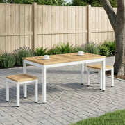 Tavolino da salotto Bianco 50 x 100,5 x 45 cm 901741